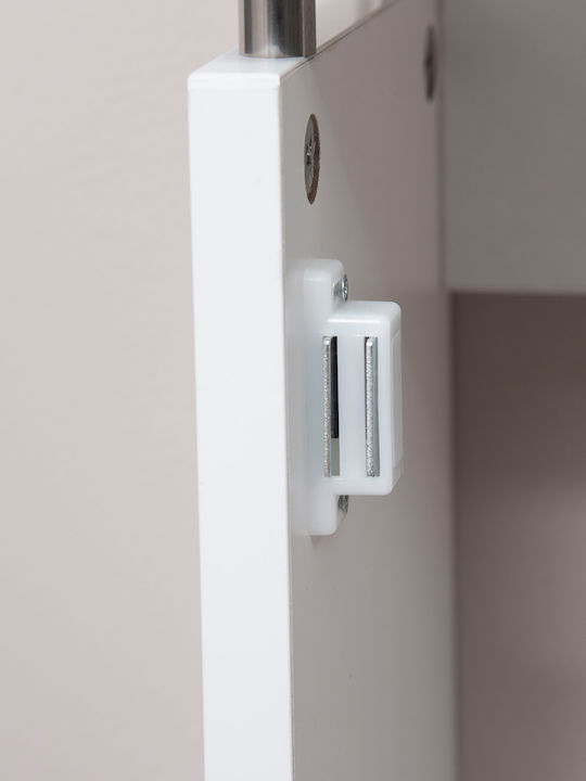 HomCom Κάλυμμα Καλοριφέρ από MDF Λευκό 90x18x84cm
