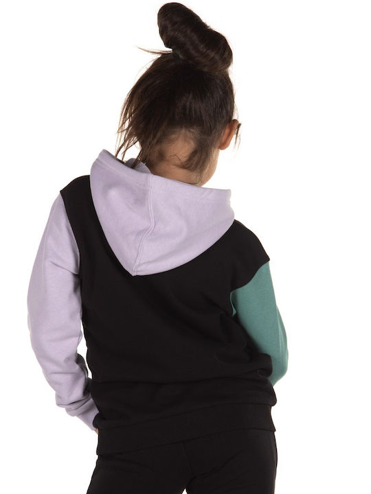 District75 Kids Sweatshirt with Hood and Pocket Multicolour