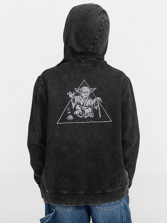 Element Kids Sweatshirt with Hood and Pocket Black Yoda