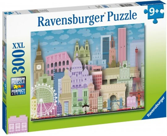 Детски Пъзел Worldly Attractions за 9+ години+ Години 300бр Ravensburger