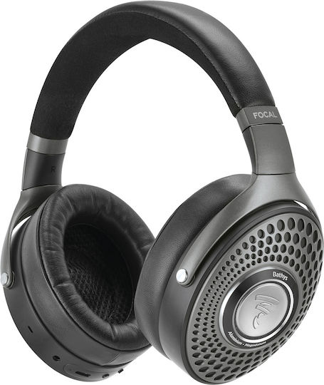 Focal Bathys Wireless / Wired Over Ear Headphones with 30 Hours Playing Time and Quick Charge Black/Silver