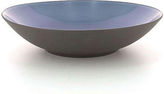 Espiel Equinoxe Farfurie adâncă din Porțelan Cirrus Blue cu Diametru 24cm
