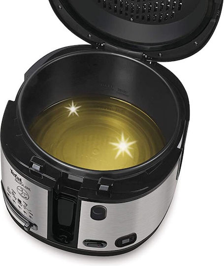 Tefal FF175D71 One Filtra Inox Φριτέζα 2.1lt Μαύρη