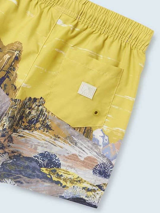 Mayoral Mountain Kids Swimwear Swim Shorts Yellow