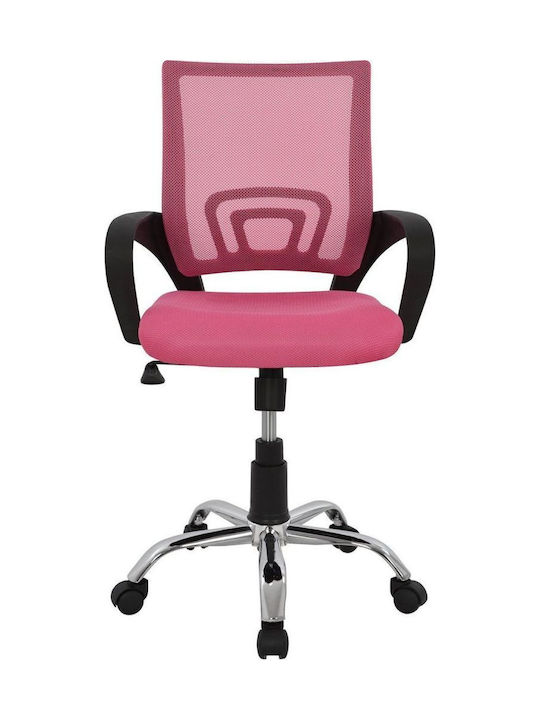 Καρέκλα Γραφείου με Μπράτσα Αλκυόνη Ροζ ArteLibre