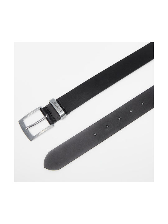Levi's Hebron Men's Leather Belt Black