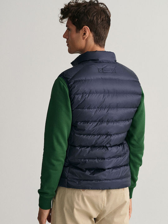 Sleeveless Winter Jacket Blue