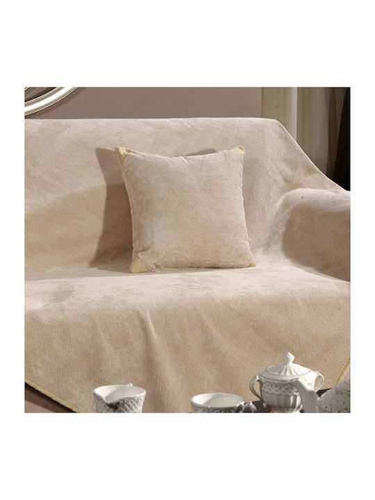 Beauty Home Art 8116 Chic Ριχτάρι Διθέσιου Καναπέ 180x250εκ. Μπεζ 8116ΔΙΘ