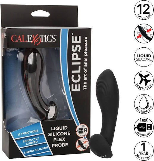 Calexotics Eclipse Vibrator Anal Negru 9cm