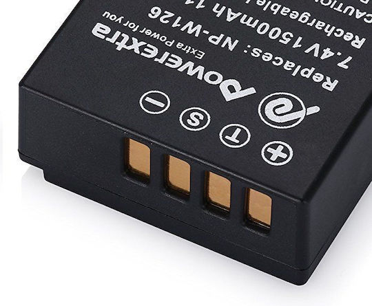 Powerextra Camera Battery FJ-W126 Lithium Ion (Li-Ion) NP-W126