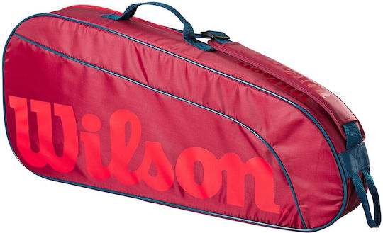 Wilson Kids 3 Racket Tennis Bag Red