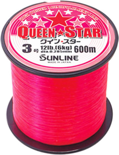 Sunline Queen Star Πετονιά Ψαρέματος Διάφανη 600m / 0.370mm