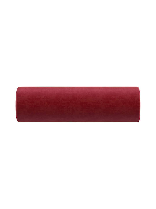 vidaXL Velvet Burgundy Sofa Cushion 2 pcs 15x50 cm