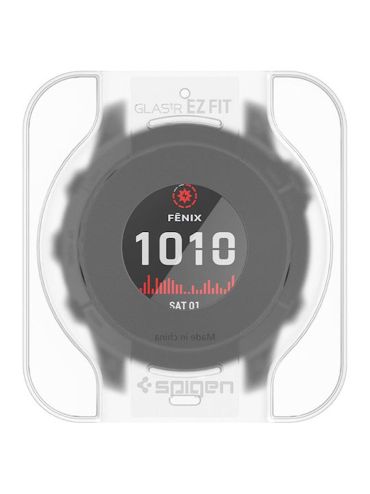 Spigen GLAS.tR EZ Fit Tempered Glass for the Garmin Fenix 7X 2pcs AGL04633