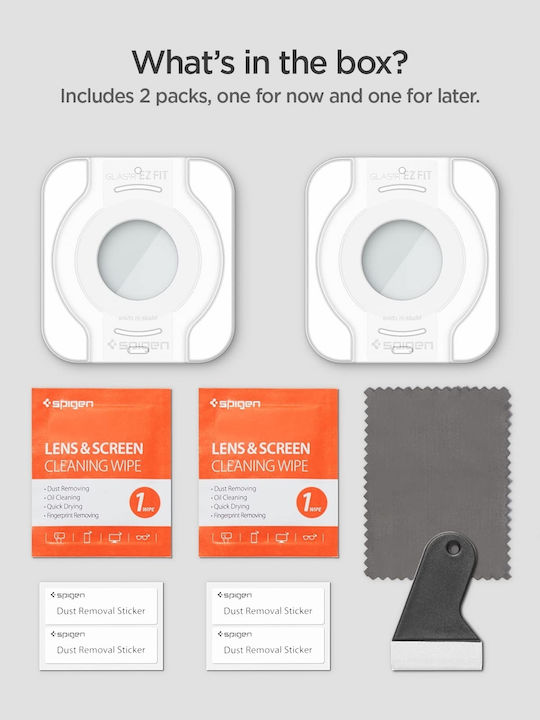 Spigen GLAS.tR EZ Fit Tempered Glass for the Garmin Fenix 7X 2pcs AGL04633