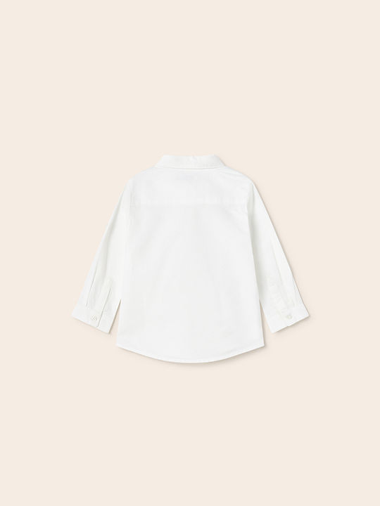 Mayoral Kids Linen Shirt White