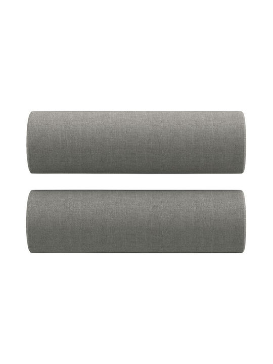 vidaXL Perna De Canapea Gri Închis 2 Buc 15x50 Cm