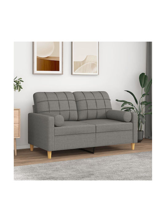 vidaXL Perna De Canapea Gri Închis 2 Buc 15x50 Cm