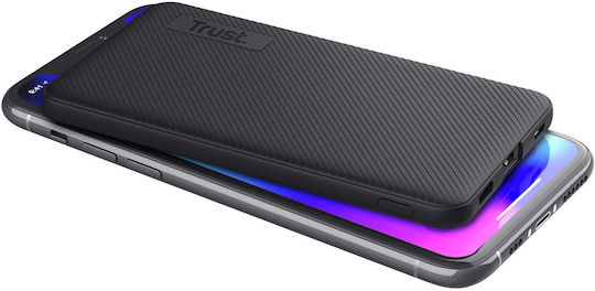 Trust Primo Ultra-thin Power Bank 5000mAh 15W cu Port USB-A și Port USB-C Negru