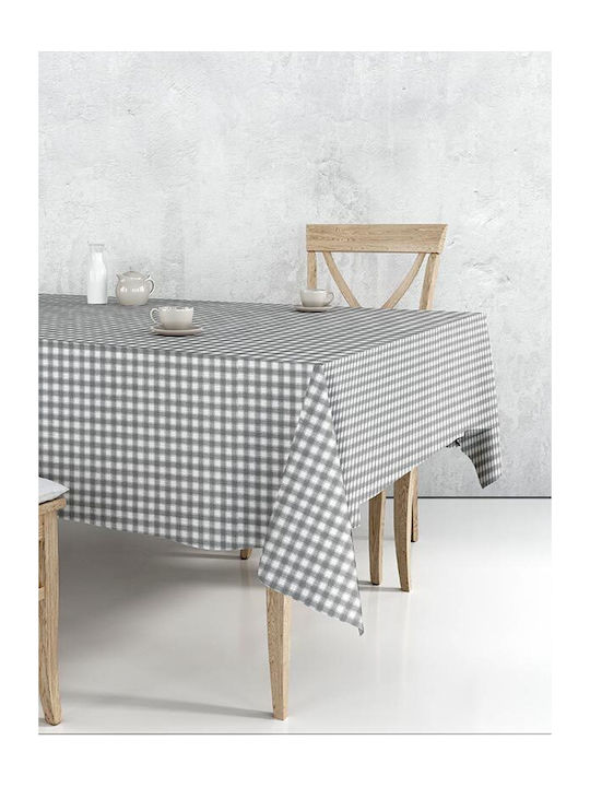 Sunshine 5467 Cotton & Polyester Tablecloth Grey 140x220cm 172-4-5467-grey