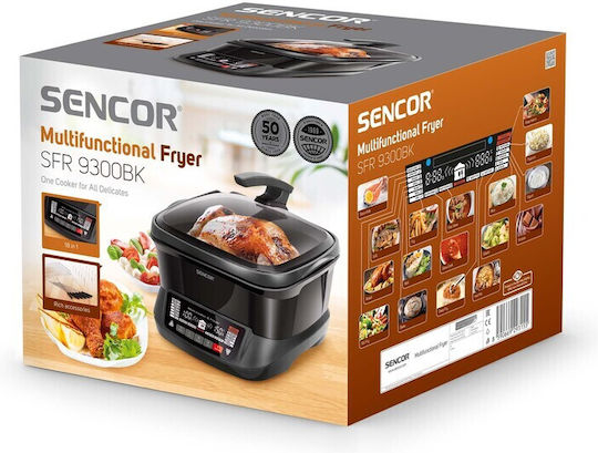 Sencor Air Fryer with Wi-Fi 4.8lt Black SFR 9300BK