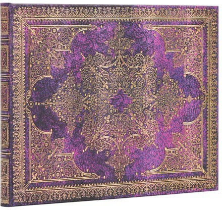 Paperblanks Σημειωματάριο 72 Φύλλων με Λευκές Σελίδες Μωβ