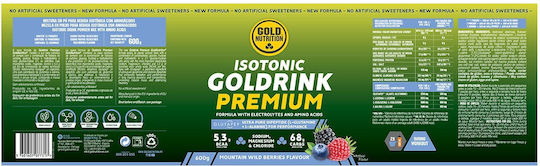 Gold Nutrition Isotonic Goldrink Premium Mountain Wild Berries 600gr