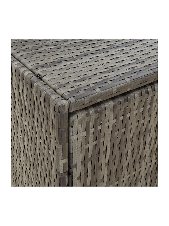 Dulap cu două uși Metal Gri 100x55.5x80cm