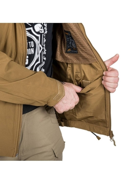 Helikon Tex Cougar QSA + HID Jacket Soft Shell Windblocker Jagdjacke Softshell Blau