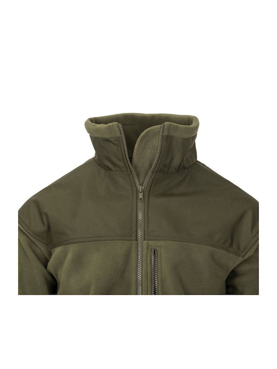 Helikon Tex Classic Army Hunting Cardigan Fleece Olive Green / Black