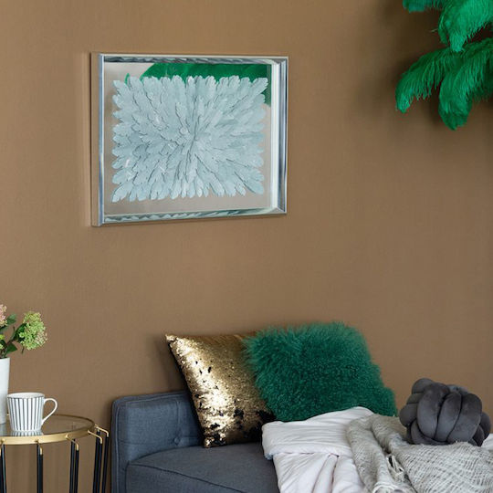 Artekko Wanddekoration Witsiay Grau aus Glas 70x4,8x50cm