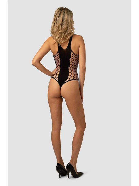 Besucht Sexy Bodysuit Jezzy Cupless Body Schwarz