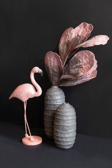 InTheBox Dekorativ Vogel aus Polyresin in Pink 24x12x46cm 1Stück