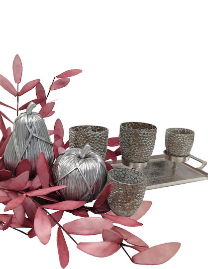 InTheBox Декоративно Круша Tricot Poire от Полиретан Silver 11.5x11.5x17.8см 1бр InTheBox Декоративно Круша Tricot Poire от Полиретан Silver 11.5x11.5x17.8см 1бр