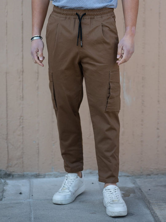 Sydney Pantaloni Elastic Maro