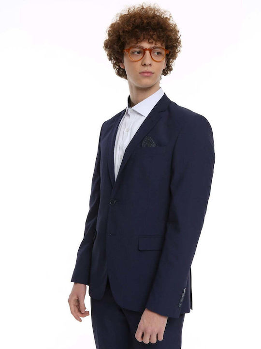 Tresor Men's Suit Navy Blue