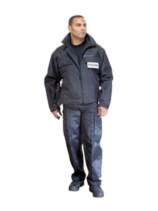 GKapetanis 002811 Jacke Sicherheitskräfte Schwarz