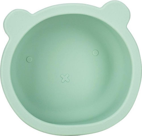 FreeOn Baby Food Bowl made of Silicone Green