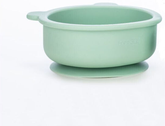 FreeOn Baby Food Bowl made of Silicone Green