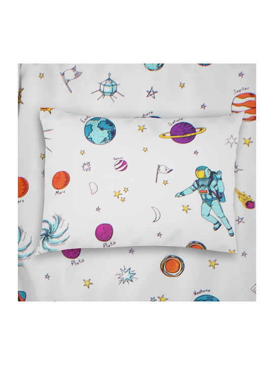 Dimcol Space 188 Baby Cotton Pillowcase White 35x45cm