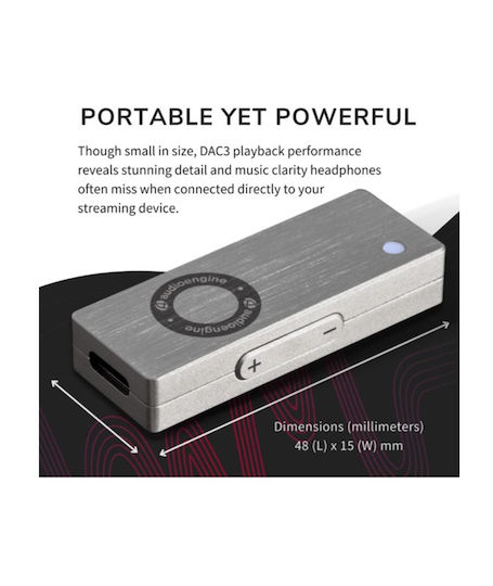 Audioengine DAC3 DAC με Είσοδο USB Ασημί