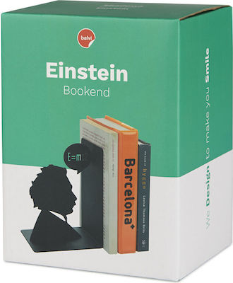 Metal Bookend Einstein in Black Color