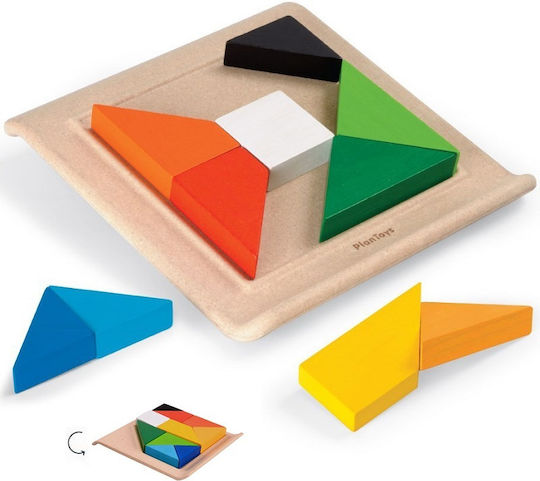 Board Game Τανγκραμ for 1+ Players 3+ Years Old (EN) Plan Toys