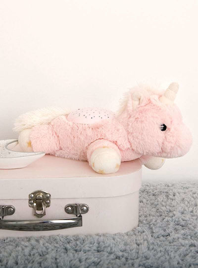 Cloud b Sleep Toy Dream Buddies - Ella Unicorn made of Fabric with Lights for 0++ Months