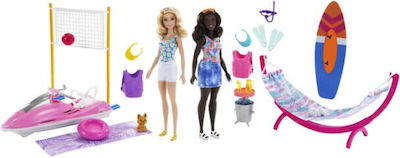 Barbie Beach Friends Doll Set for 3++ Years