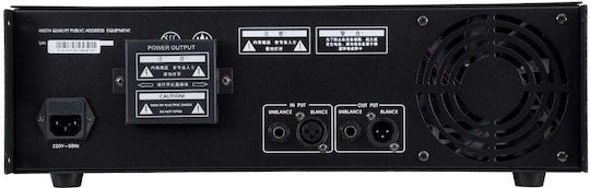 GloboStar CA1000 Integrated Commercial Amplifier 1000W/4Ω Black