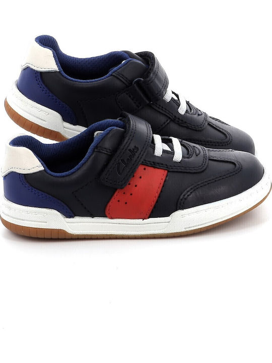 Fawnfanity K Kinder Sneakers Anatomisch mit Klettverschluss Marineblau