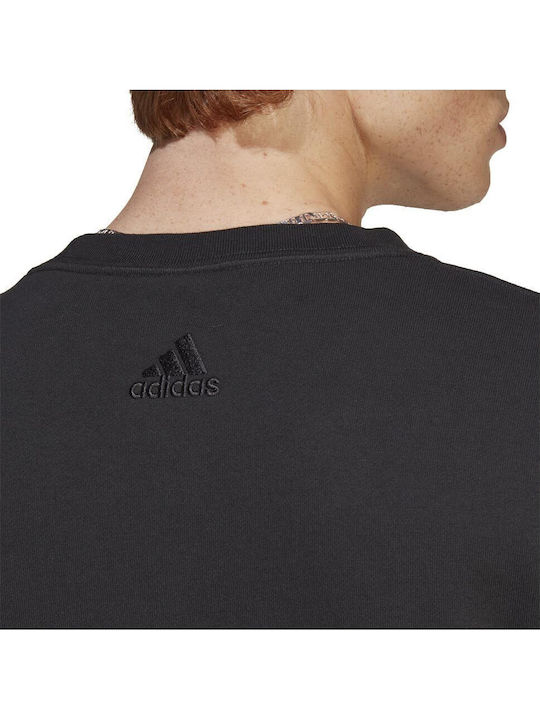 Essentials French Terry Big Logo Sweatshirt Black