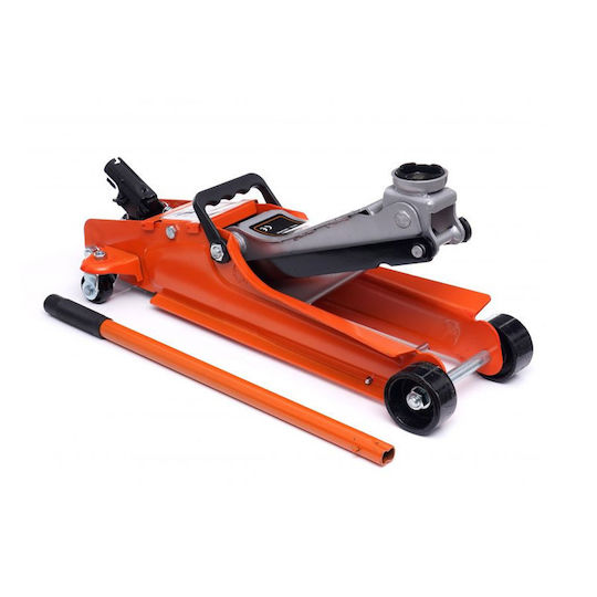 Kraft & Dele Hyrdaulic Crick cutie de scule cu Capacitate de Ridicare până la 38.5cm și Încărcătură de Greutate până la 2.5 Tone Cric Hidraulic pentru Ridicare Auto 2.5Ton