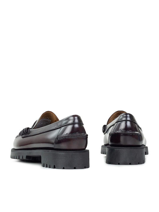 Dan Lug Women's Moccasins in Burgundy Color